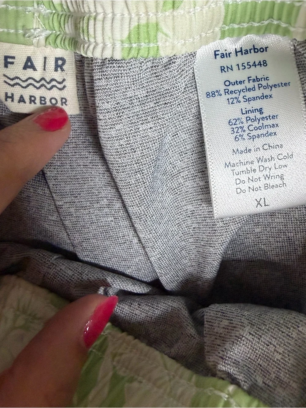Fair Harbor light green